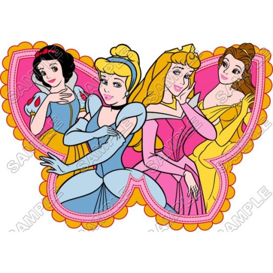 Disney Princess Heat Iron On Transfer for T shirts N25 (KRAFTYME.COM)