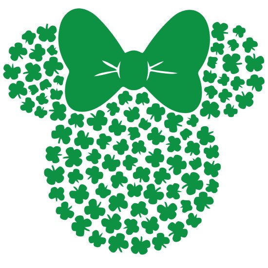 Disney St Patrick  Shamrock  Iron On Transfer Vinyl HTV (KRAFTYME.COM)