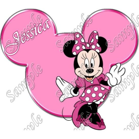 Disney World Vacation Minnie  Mouse  Custom  Personalized  Heat Iron On Transfer for T shirts N31 (KRAFTYME.COM)