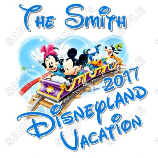 Disney World Vacation Pirate Custom Personalized  Heat Iron On Transfer for T shirts N43 (KRAFTYME.COM)