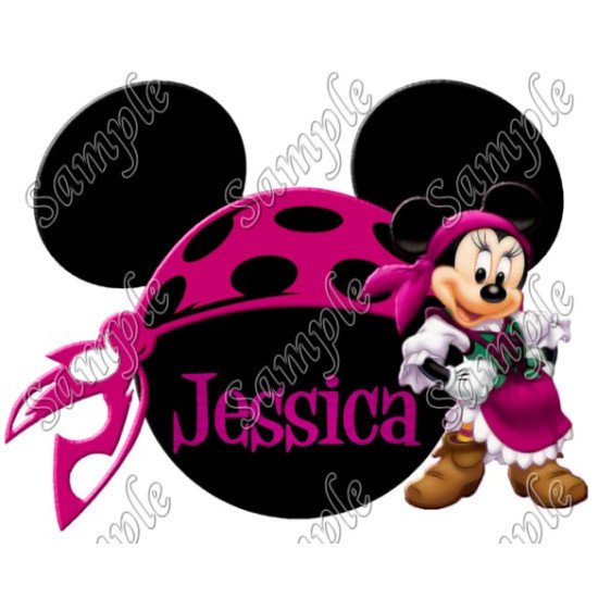 Disney World Vacation Pirate Custom Personalized  Heat Iron On Transfer for T shirts N44 (KRAFTYME.COM)