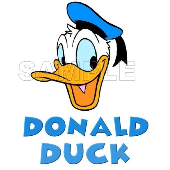 Donald Duck Heat Iron On Transfer for T shirts N3 (KRAFTYME.COM)