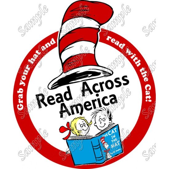 Dr. Seuss Read Across America  Shirt Iron on Transfer    N87 (KRAFTYME.COM)