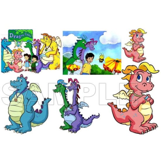 Dragon Tales Heat Iron On Transfer for T shirts N3 (KRAFTYME.COM)