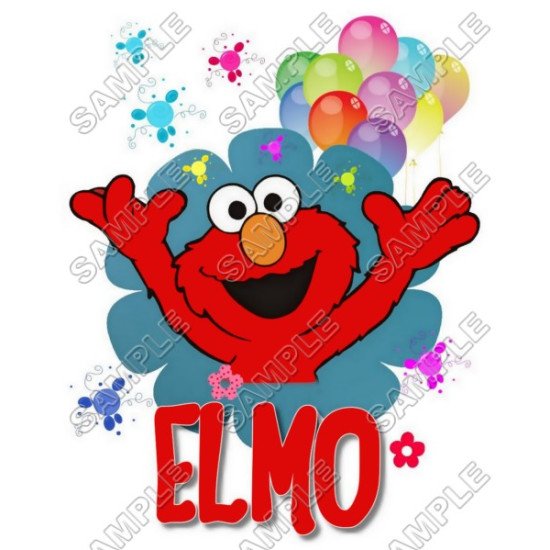 Elmo Birthday  Heat Iron On Transfer for T shirts N5 (KRAFTYME.COM)