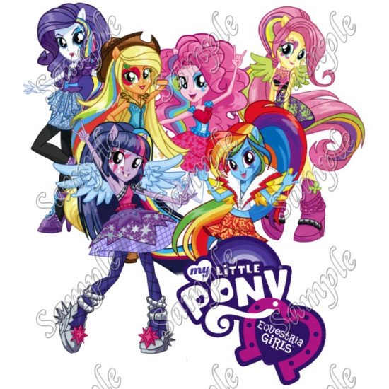 Equestria Girls  T Shirt Iron on Transfer    N1 (KRAFTYME.COM)