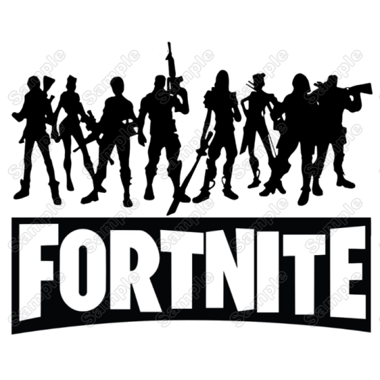 Fortnite  Iron On Transfer Vinyl HTV #1 (KRAFTYME.COM)