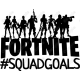 Fortnite  #Squadgoals  Iron On Transfer Vinyl HTV (KRAFTYME.COM)