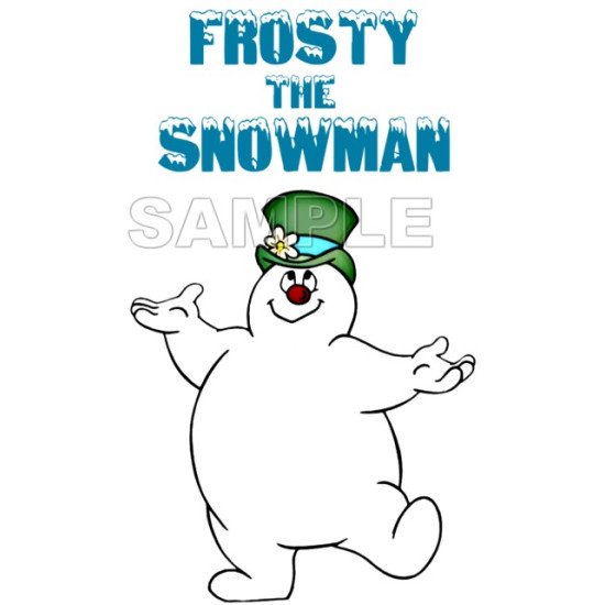 Frosty The Snowman  Heat Iron On Transfer for T shirts N3 (KRAFTYME.COM)