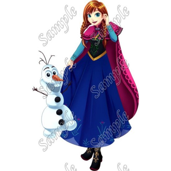 Frozen Anna Heat Iron On Transfer for T shirts N21 (KRAFTYME.COM)