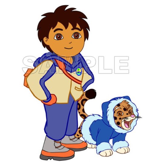 Go Diego Go Heat Iron On Transfer for T shirts N2 (KRAFTYME.COM)