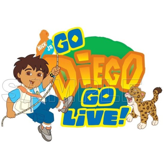 Go Diego Go Heat Iron On Transfer for T shirts N3 (KRAFTYME.COM)