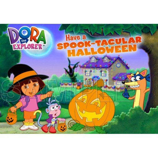 Halloween Dora  T Shirt Iron on Transfer    N20 (KRAFTYME.COM)