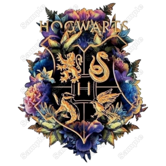 Harry Potter  Hogwarts  Heat Iron On Transfer for T shirts (KRAFTYME.COM)