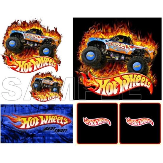 Hot Wheels  Heat Iron On Transfer for T shirts N2 (KRAFTYME.COM)