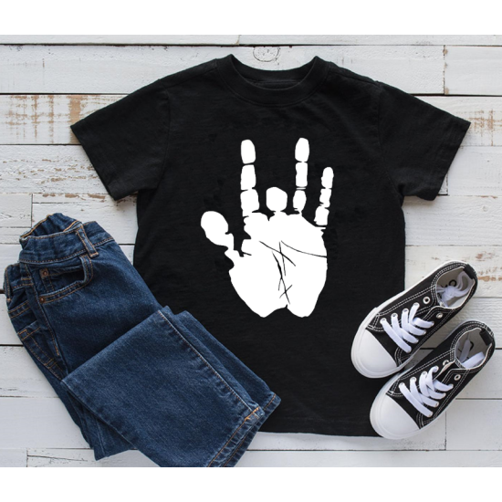 Jerry Garcia Hand Print  Iron On Transfer Vinyl HTV (KRAFTYME.COM)