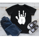 Jerry Garcia Hand Print  Iron On Transfer Vinyl HTV (KRAFTYME.COM)