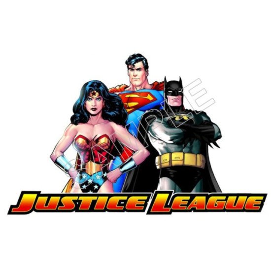 Justice League Super Heroes T Shirt Iron on Transfer  N5 (KRAFTYME.COM)