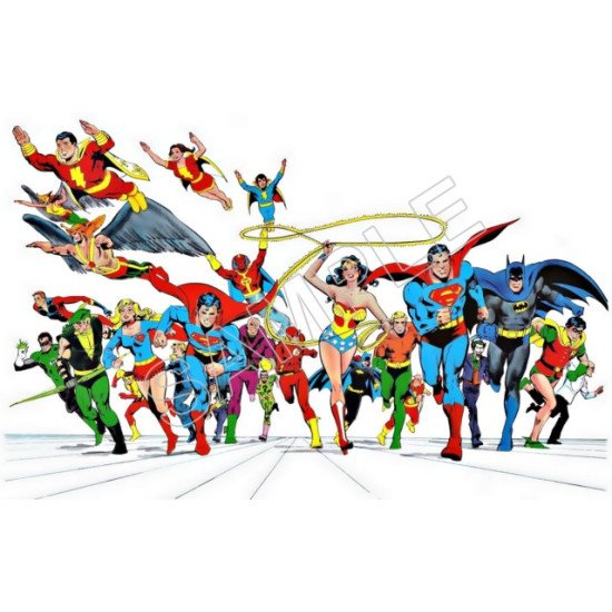 Justice League Super Heroes  T Shirt Iron on Transfer  N97 (KRAFTYME.COM)