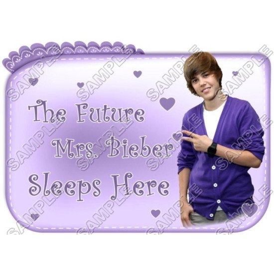 Justin Bieber Pillowcase Iron on Transfer  N1 (KRAFTYME.COM)