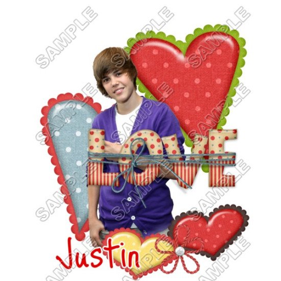 Justin Bieber T Shirt  Iron on Transfer   N10 (KRAFTYME.COM)