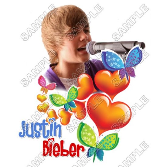 Justin Bieber T Shirt  Iron on Transfer  N9 (KRAFTYME.COM)