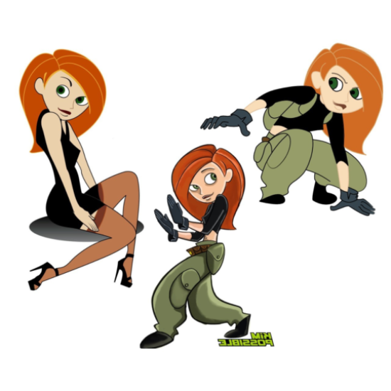 Kim Possible  T Shirt Iron on Transfer    N8 (KRAFTYME.COM)