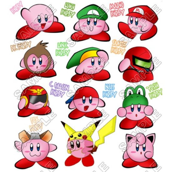 Kirby T Shirt Iron on Transfer    N1 (KRAFTYME.COM)