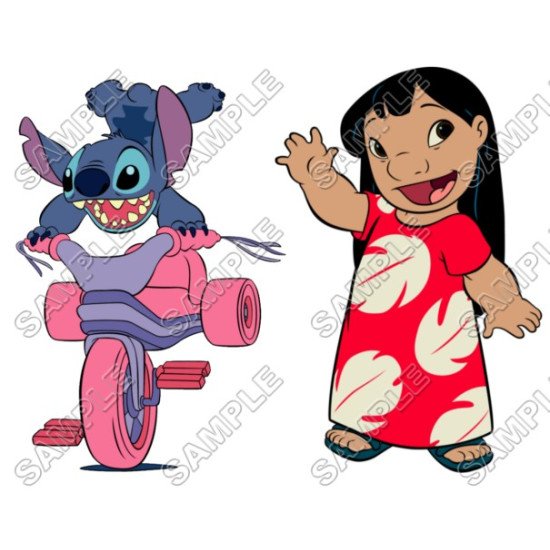 Lilo and Stitch T Shirt Iron on Transfer  N16 (KRAFTYME.COM)