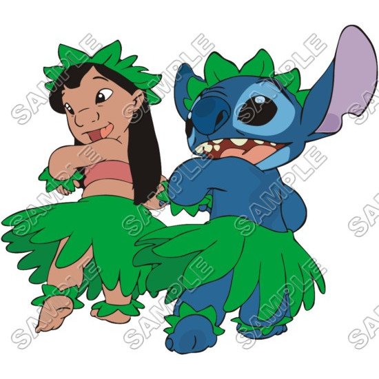 Lilo and  Stitch  T Shirt Iron on Transfer  N9 (KRAFTYME.COM)