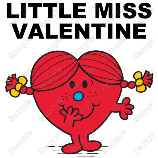 Little  Miss Valentine  T Shirt Iron on Transfer  N1 (KRAFTYME.COM)