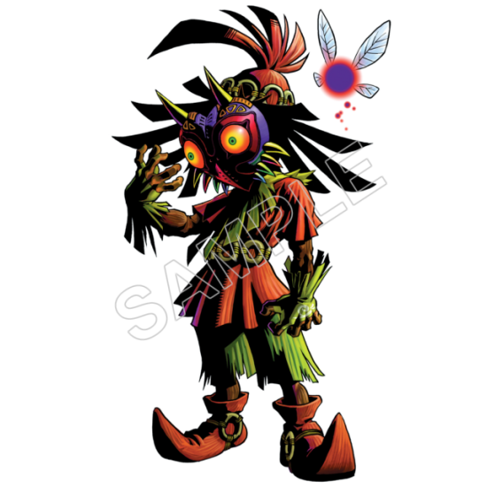 Majoras mask, Skull Kid,  Zelda,T Shirt Iron on Transfer  N13 (KRAFTYME.COM)