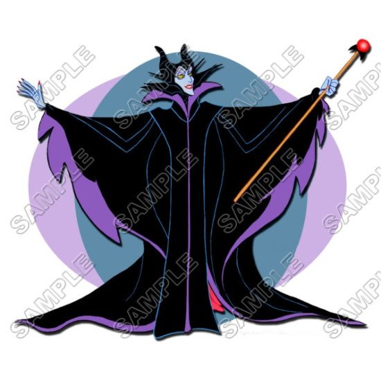 Maleficent  T Shirt Iron on Transfer  N13 (KRAFTYME.COM)