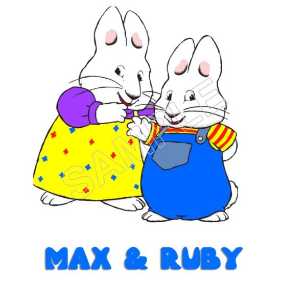 Max and Ruby T Shirt Iron on Transfer  N10 (KRAFTYME.COM)