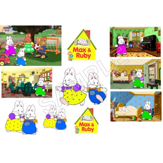 Max and Ruby  T Shirt Iron on Transfer    N2 (KRAFTYME.COM)