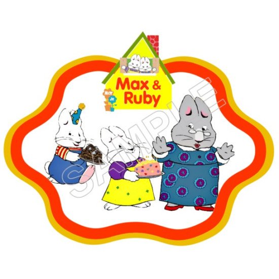 Max and Ruby T Shirt Iron on Transfer  N6 (KRAFTYME.COM)