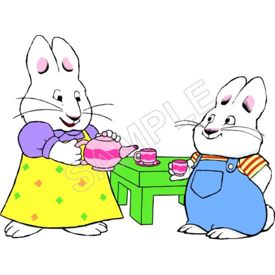 Max and  Ruby  T Shirt Iron on Transfer    N61 (KRAFTYME.COM)