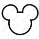 Mickey  Mouse  Iron On Transfer Vinyl HTV (KRAFTYME.COM)