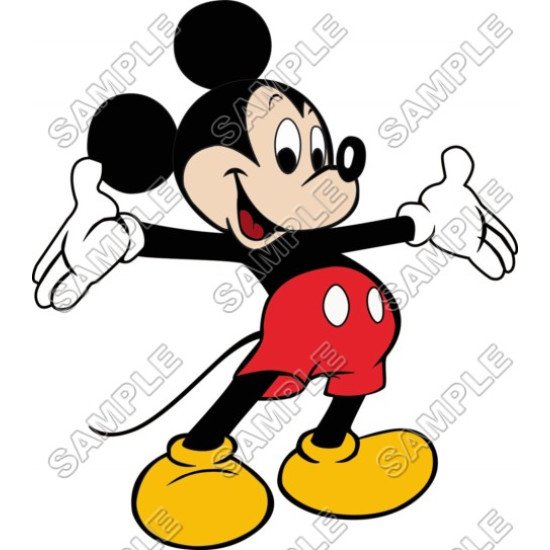 Mickey Mouse T Shirt Iron on Transfer  N19 (KRAFTYME.COM)