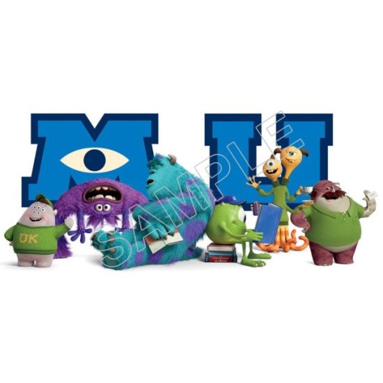 Monsters University T Shirt Iron on Transfer  N8 (KRAFTYME.COM)