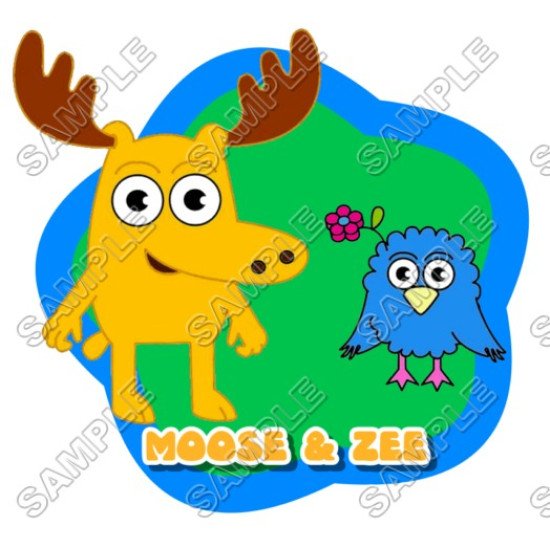 Moose and  Zee T Shirt Iron on Transfer   N2 (KRAFTYME.COM)