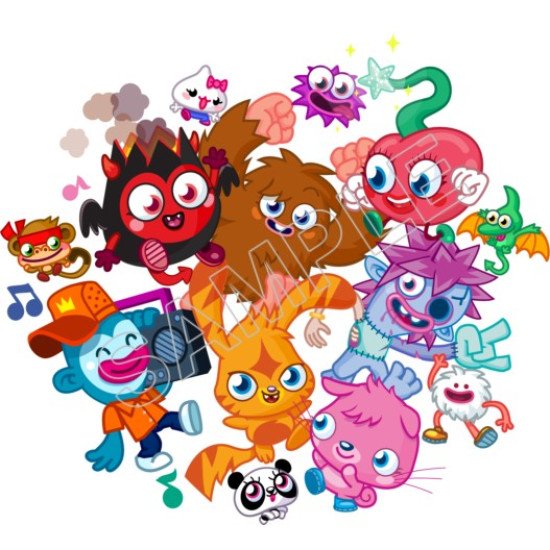 Moshi Monsters  T Shirt Iron on Transfer  N1 (KRAFTYME.COM)