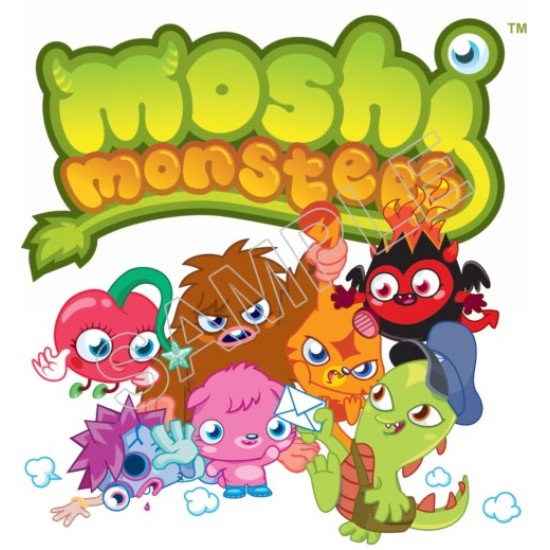 Moshi Monsters  T Shirt Iron on Transfer  N2 (KRAFTYME.COM)