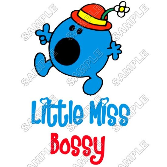 Mr Men and Little Miss Bossy  T Shirt Iron on Transfer  N38 (KRAFTYME.COM)