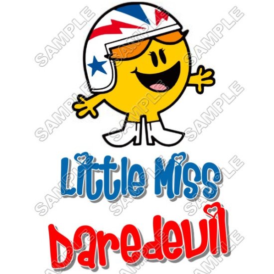 Mr Men and Little Miss Daredevil  T Shirt Iron on Transfer  N40 (KRAFTYME.COM)