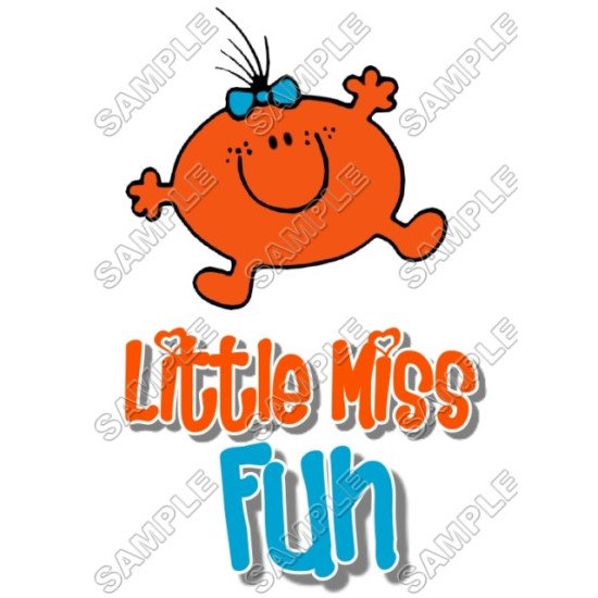 Mr Men and Little Miss Fun  T Shirt Iron on Transfer  N29 (KRAFTYME.COM)