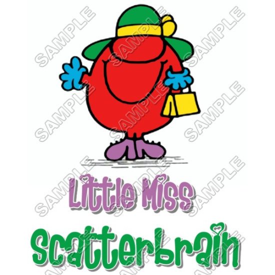 Mr Men and Little Miss Scatterbrain T Shirt Iron on Transfer  N56 (KRAFTYME.COM)