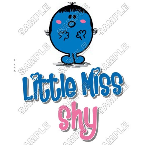 Mr Men and Little Miss Shy T Shirt Iron on Transfer  N43 (KRAFTYME.COM)