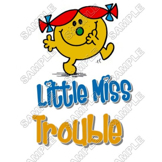 Mr Men and Little Miss Trouble  T Shirt Iron on Transfer  N45 (KRAFTYME.COM)