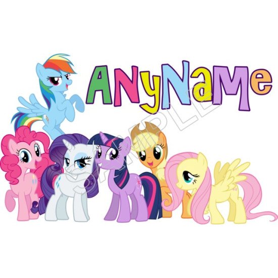 My Little Pony   Personalized  Custom  T Shirt Iron on Transfer  N65 (KRAFTYME.COM)